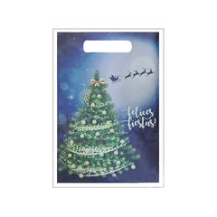 Bolsa Riñon Para Regalo 45X60 X 50u. Navidad Felices Fiestas - comprar online