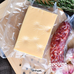 2 Rollos Bolsa Gofrada Para Envasar Al Vacio Neovac 15x500cm - tienda online