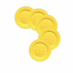 Plato Descartable 17 Cm. X 50 Unidades Varios Colores - Umpapel Distribuidora