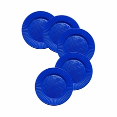 Plato Descartable 17 Cm. X 50 Unidades Varios Colores en internet