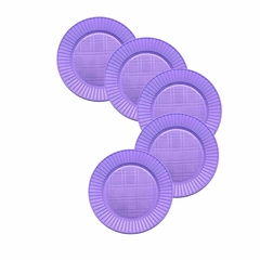 Plato Descartable 17 Cm. X 50 Unidades Varios Colores - comprar online