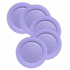 Plato Descartable 22 Cm. X 25 Unidades Varios Colores en internet