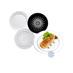 Plato Plástico Redondo Firme Strawplast 18cm.