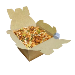 Potes De Carton Antigrasa para Alimentos Ideal Delivery 500cc