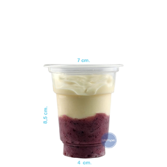 Pote Copobras 180ml Postres Con Tapa Apto Micro X 50 Uni. - comprar online
