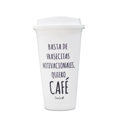 Vaso Con Tapa Para Beber Cafe 470ml Varios Motivos