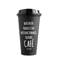Vaso Con Tapa Para Beber Cafe 470ml Varios Motivos - comprar online