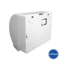 Dispenser Toalla Rollo 300 Mts Sin Mecanismo Blanco en internet