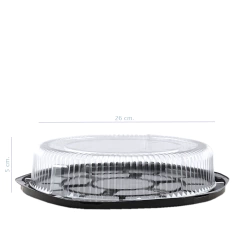 Tortera Descartable Zaplast Baja 26 Cm. - comprar online