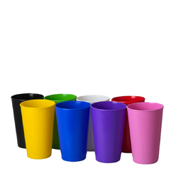 Vaso Plástico Conico Fiestas Pp Colores 500 cc. - comprar online