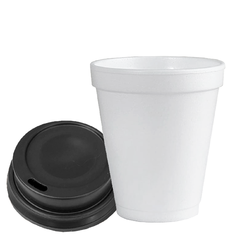 Vaso 240cc. Con Tapa para Beber Termico Enpolex.