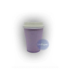 Vasos Polipapel De Varios Colores Con Tapa X 100 U. - Umpapel Distribuidora