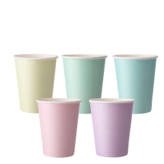 Vasos Polipapel 8oz. Colores Pastel