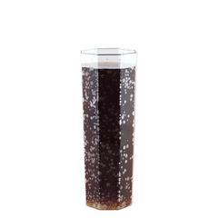 Vaso Boyano Tubo Octogonal Cristal 290 cc.