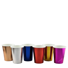Vaso Polipapel 8oz Golden Flat X 10 Unidades.
