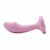 PLUG ANAL CURVADO EM SILICONE - COM PEDRA REDONDA - loja online