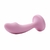 PLUG ANAL CURVADO EM SILICONE - COM PEDRA REDONDA - Burleska