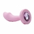 PLUG ANAL CURVADO EM SILICONE - COM PEDRA REDONDA na internet