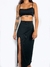CONJUNTO SAIA MIDI E TOP PRETO SERENA - comprar online