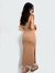 VESTIDO MIDI TUBINHO BEGE AMY - comprar online