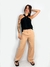 BLUSA COM DECOTE CRUZADO NA FRENTE PRETA LAUREEN - comprar online