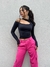 CALÇA CARGO ALFAIATARIA PINK THABATA - loja online