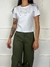 BLUSA BABYLOOK BRANCA COM ESTAMPA IRONIC - MOAI&CO