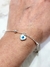Pulsera plata bolitas corazón en internet