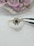 Imagen de Anillo oro roseta zafiro