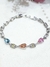 Pulsera plata y oro18kl gotas