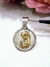 Medalla virgen niña plata y oro18kl - comprar online