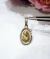 Medalla plata y oro18kl - comprar online