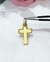 Cruz lisa oro18kl - comprar online