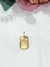 Colgante chapita oro18kl