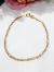Pulsera oro18kl tres por uno - comprar online