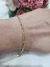Pulsera oro18kl tres por uno en internet