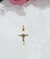 Cruz con cristo oro18kl - comprar online