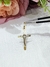 Cruz con cristo oro18kl - tienda online