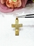 Cruz lisa oro18kl - comprar online