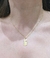 Colgante chapita oro18kl - Joyas Maia