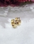 Aros argollas oro fasetada - comprar online