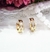 Aros argollas oro reversible - comprar online