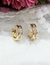 Imagen de Aros argollas oro reversible