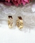 Aros argollas oro reversible - tienda online