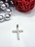 Cruz plata perlas - Joyas Maia