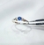 Anillo solitario plata y oro - Joyas Maia