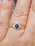 Imagen de Anillo solitario plata y oro