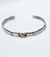 Esclava plata y oro18kl - comprar online