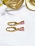 Aros oro18kl colgante rosa en internet