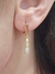 Aros colgante oro18kl